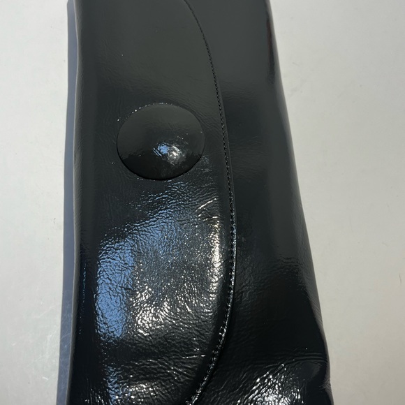 HOBO International Gray Patent Leather Clutch wallet w/ coin purse Sample Item - Picture 14 of 16